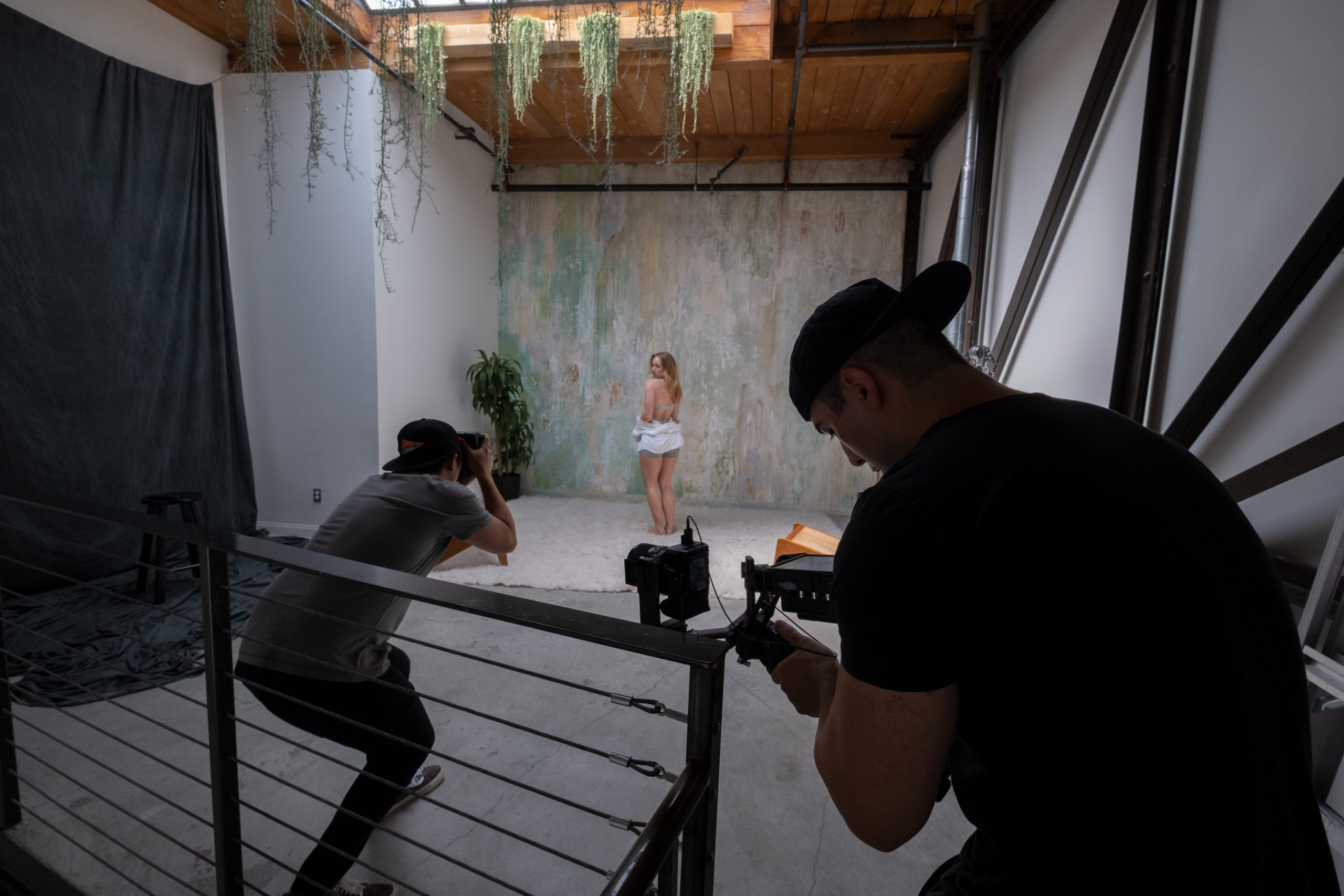 StudioPilot production team on location